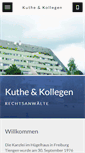 Mobile Screenshot of kuthe-kollegen.de